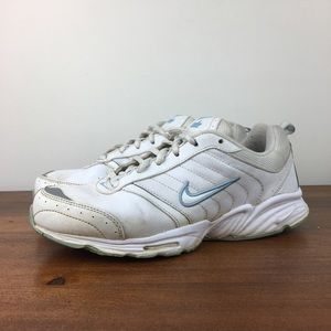 Nike View II Women’s White/ Blue Rolling Rail Walking Shoes 318172-111 Size 7.5.